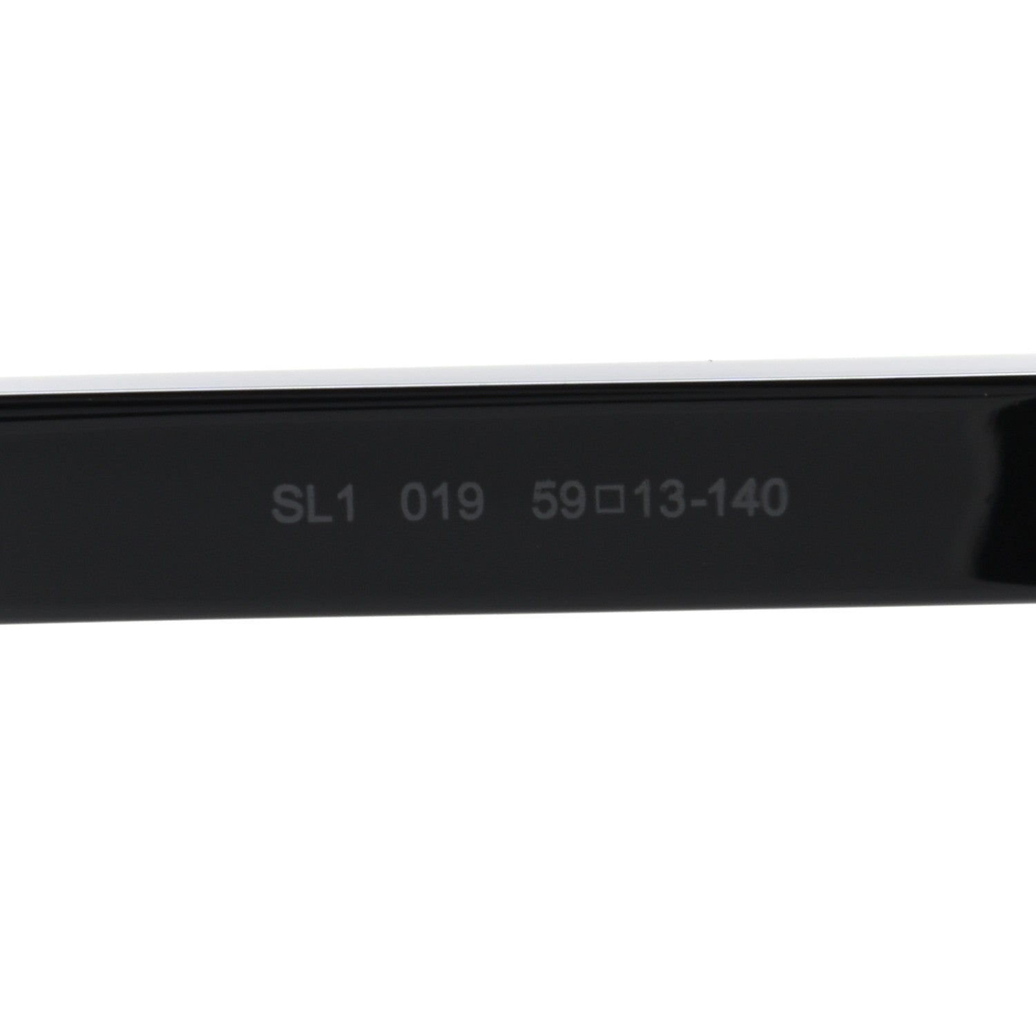 Saint Laurent Acetate Flat Top SL1 Sunglasses Black White 7 of 8