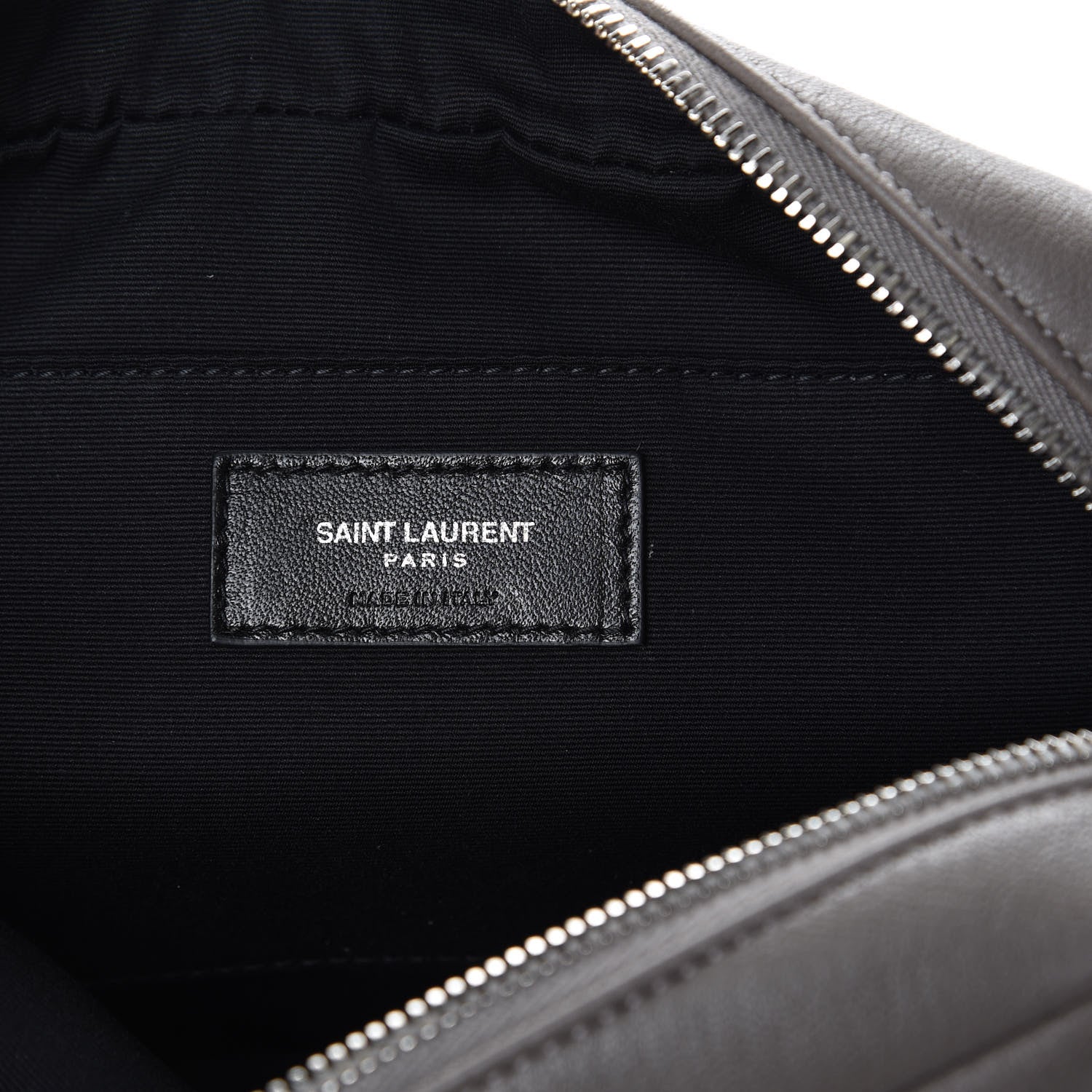 Saint Laurent Lambskin Monogram Small Lou Camera Bag Asphalt 8 of 12