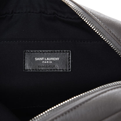 Saint Laurent Lambskin Monogram Small Lou Camera Bag Asphalt 8 of 12