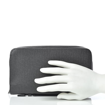 Louis Vuitton Taiga Zippy XL Wallet Black 2 of 7