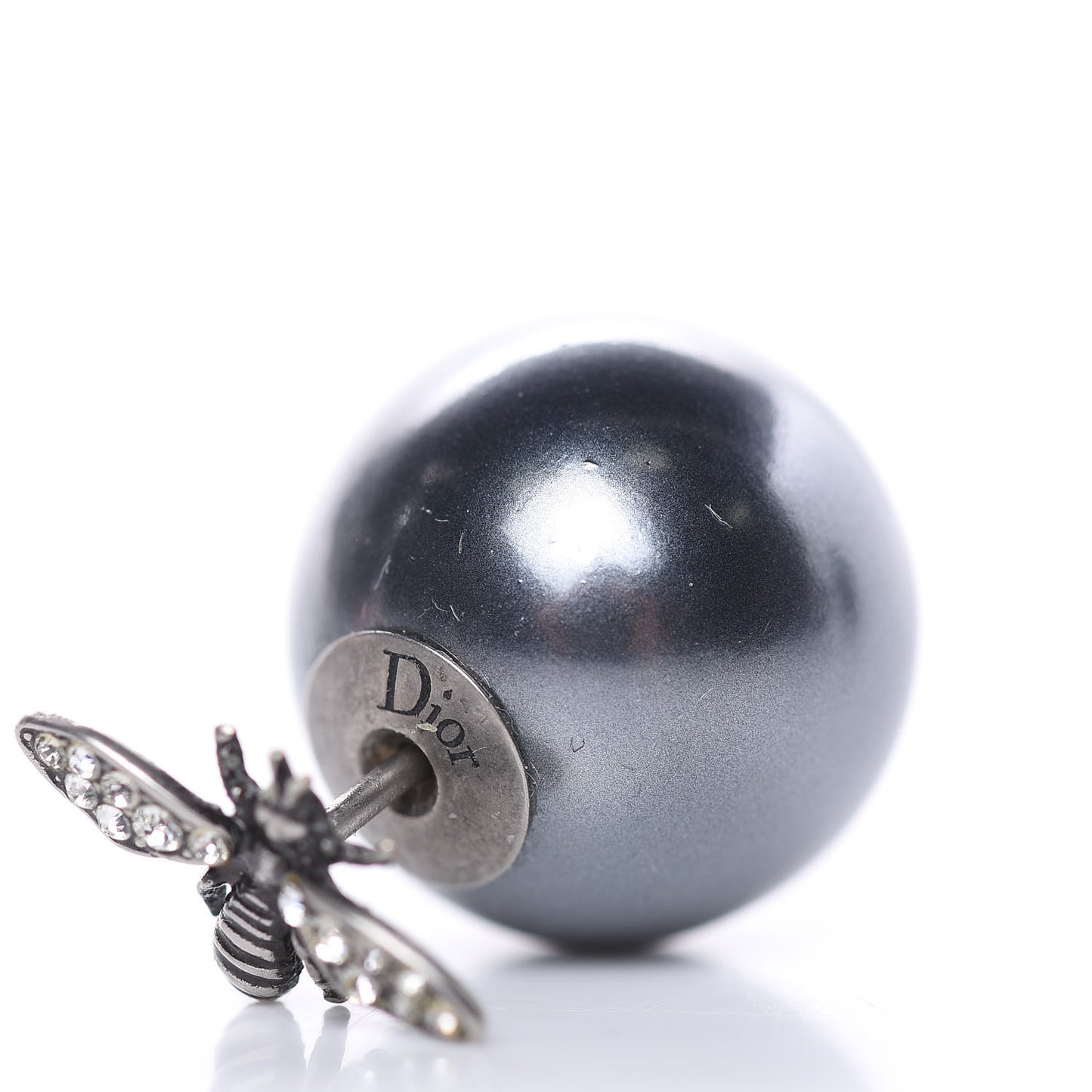 Mise En Dior Tribal Bee Earrings Grey