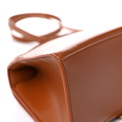 Balenciaga Shiny Box Calfskin Small Hourglass Top Handle Bag Camel 9 of 17