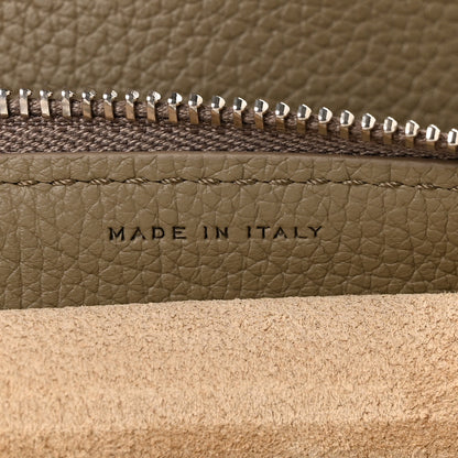 The Row Grained Calfskin Large Slouchy Banana Bag Military Beige 7 of 10