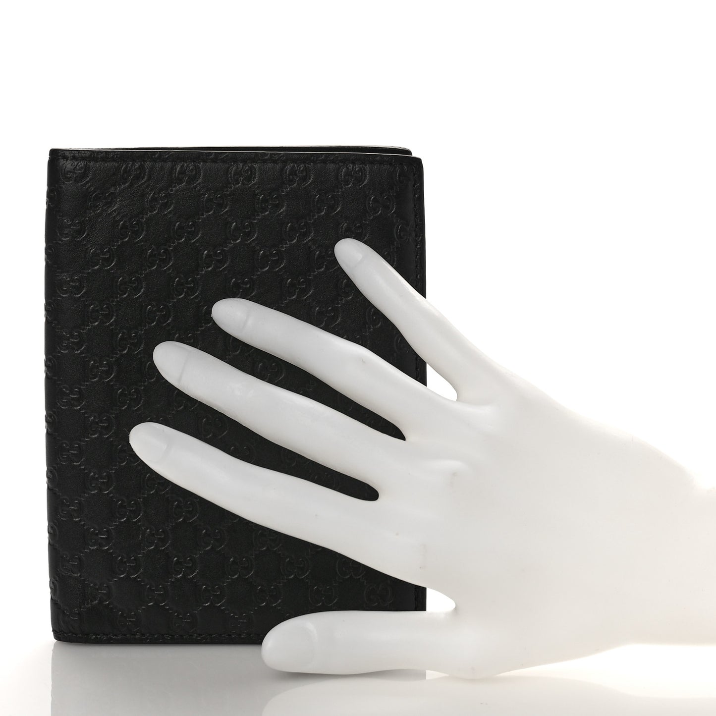 Microguccissima Passport Case Black