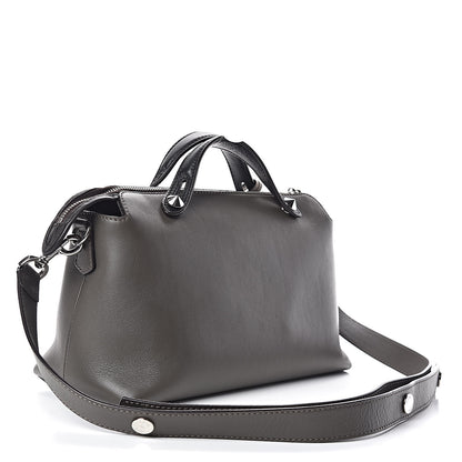 Fendi Vitello Dolce 4 Color Medium By The Way Boston Bag Carbone Grigio Polvere Multicolor 3 of 12