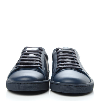 Saint Laurent Calfskin SL/06 Classic Court Sneakers 40 Blue 2 of 8