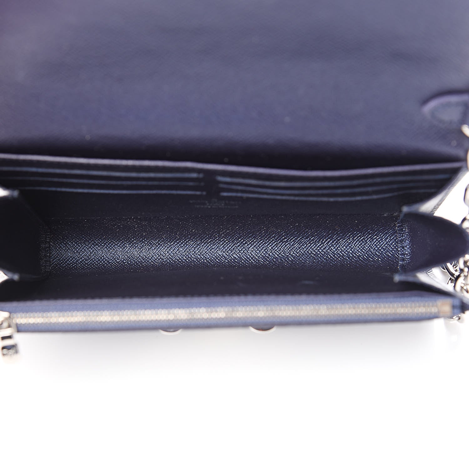 Louis Vuitton Epi Sequins Flame Twist Chain Wallet Blue Nuit 4 of 11