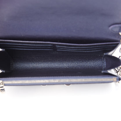 Louis Vuitton Epi Sequins Flame Twist Chain Wallet Blue Nuit 4 of 11