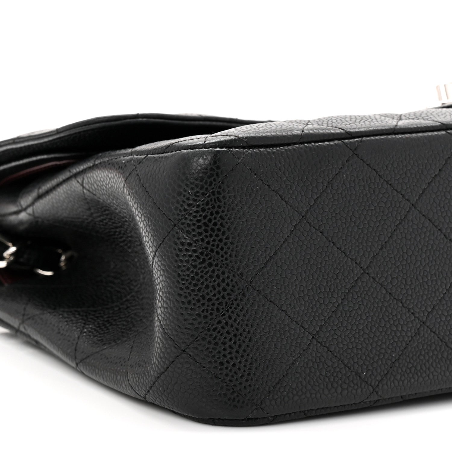 Chanel Caviar Quilted Jumbo Double Flap Black 9 of 10