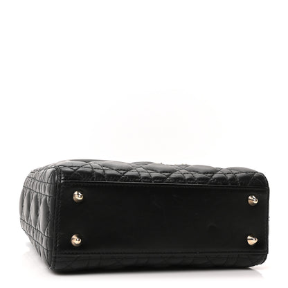 Christian Dior Lambskin Cannage Small My ABCDior Lady Dior Black 4 of 10