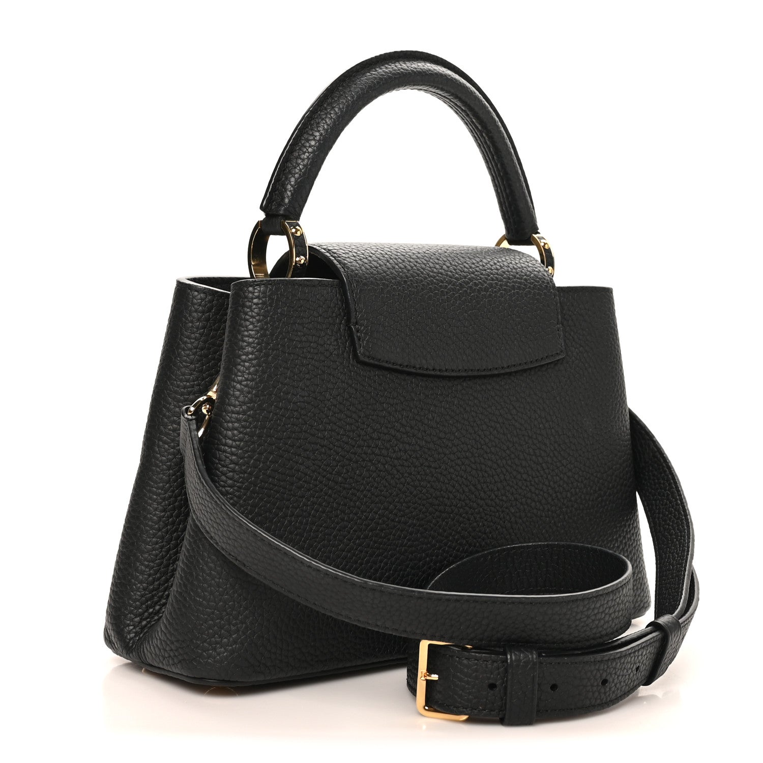 Louis Vuitton Taurillon Mother of Pearl Capucines BB Black 3 of 9
