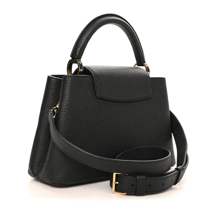 Louis Vuitton Taurillon Mother of Pearl Capucines BB Black 3 of 9