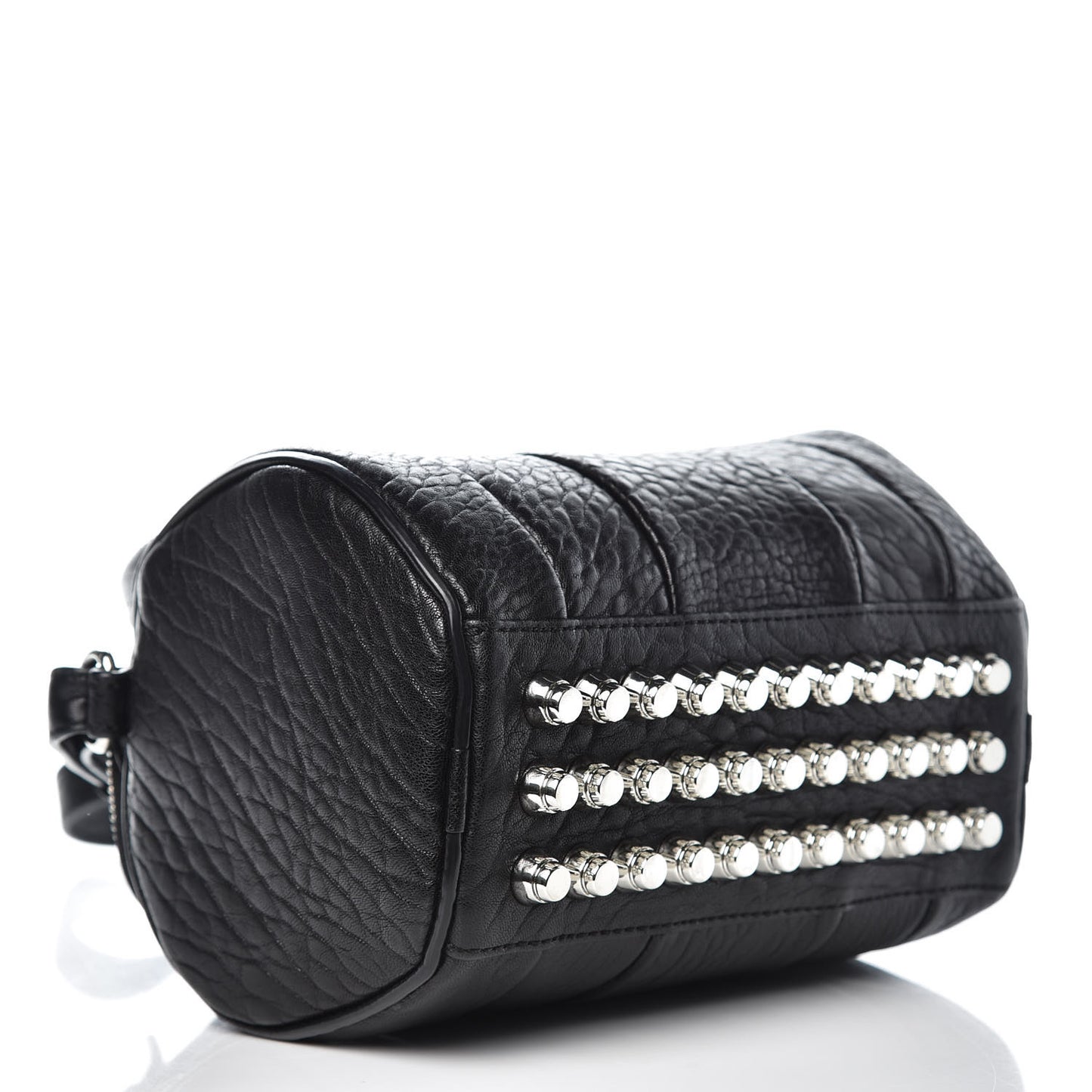 Pebbled Lambskin Mini Rockie Black Rhodium Hardware