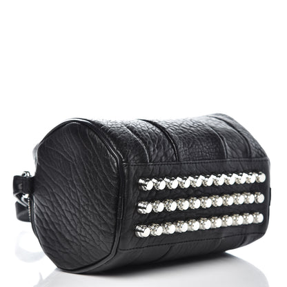Alexander Wang Pebbled Lambskin Mini Rockie Black Rhodium Hardware 4 of 6