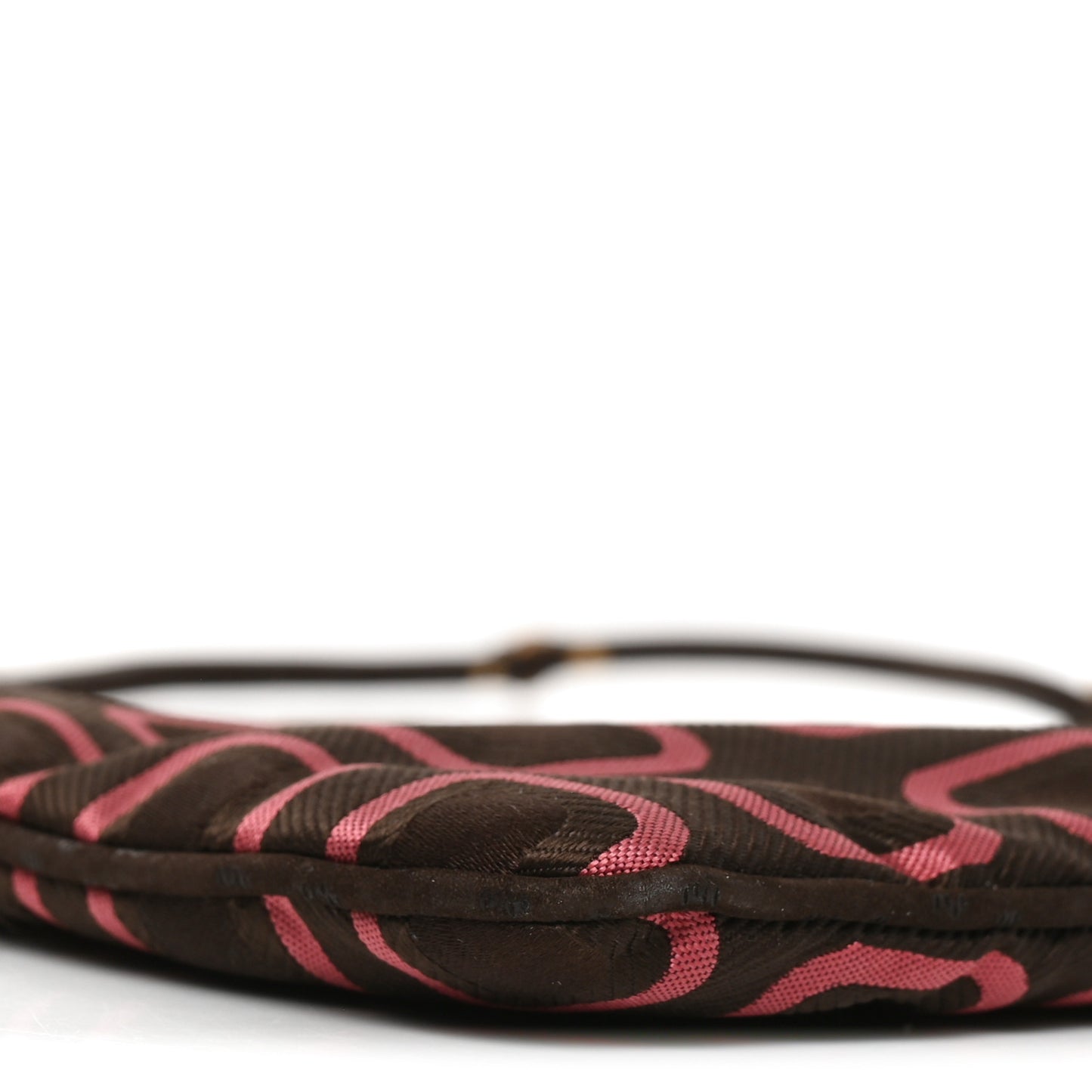 X HOLLIDAY & BROWN Tessuto Nylon Quilted Pochette Bag Brown Multicolor
