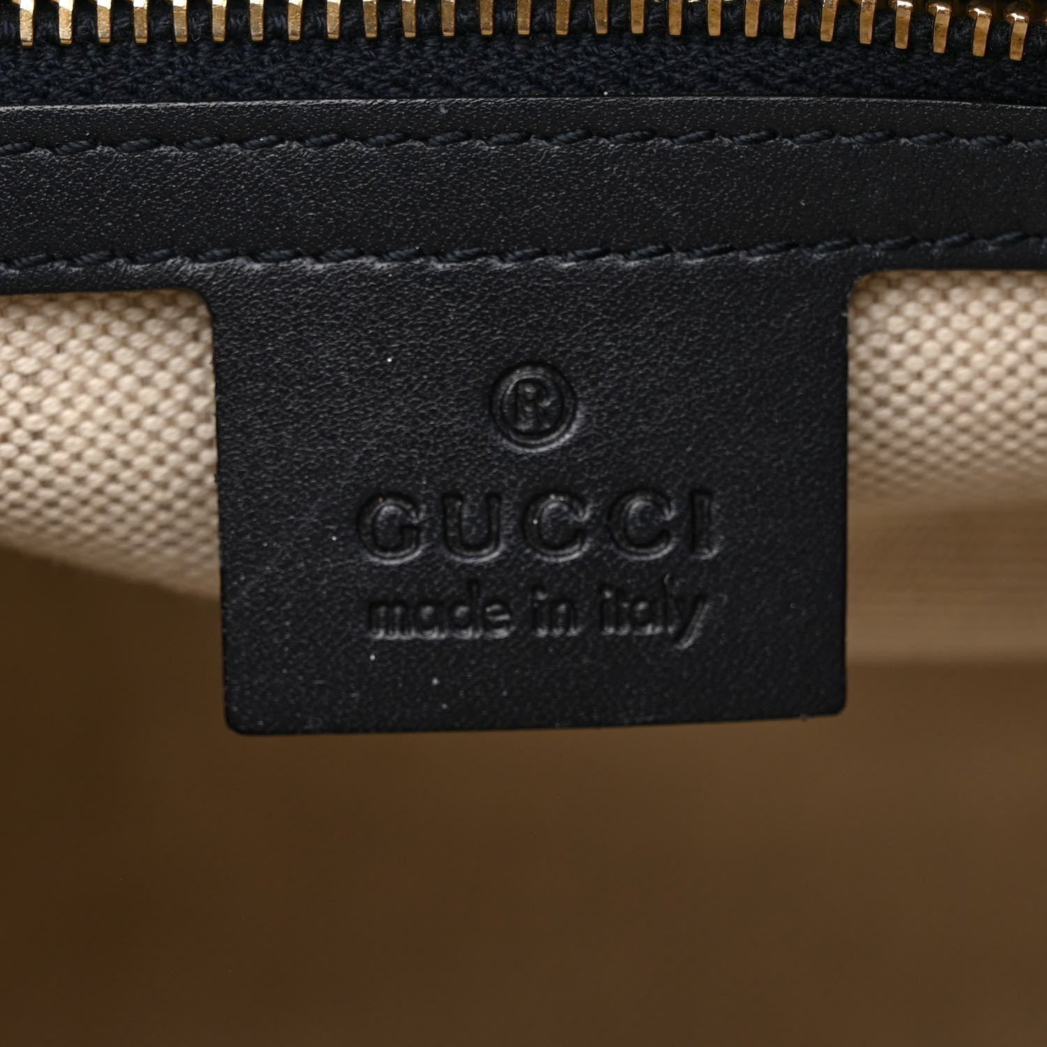 Gucci Monogram Selleria Calfskin Vintage Web Medium Boston Beige Blue 6 of 13