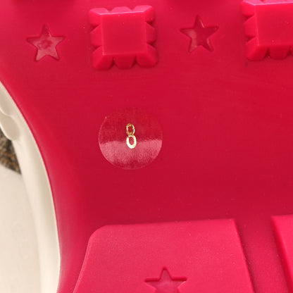 Gucci GG Supreme Monogram Mix Monogram Mens Rhyton Sneakers 8 London Blue Beige Sun Yellow 8 of 13