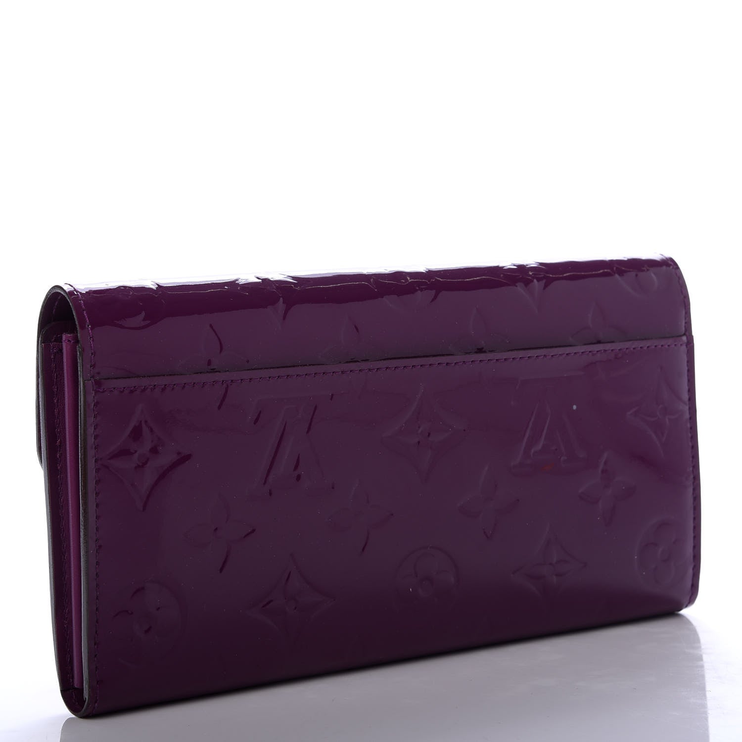 Louis Vuitton Vernis Sarah Wallet NM Amethyste 3 of 6