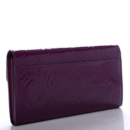 Louis Vuitton Vernis Sarah Wallet NM Amethyste 3 of 6