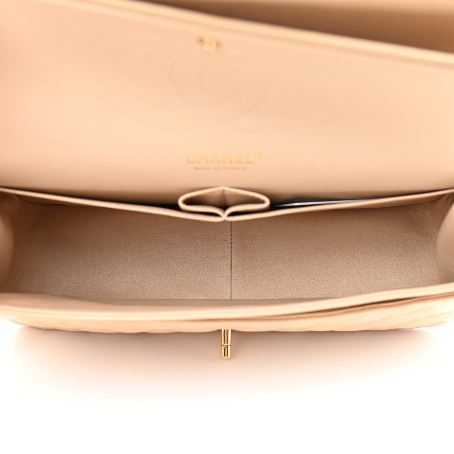 Chanel Caviar Quilted Jumbo Double Flap Beige Clair 5 of 12