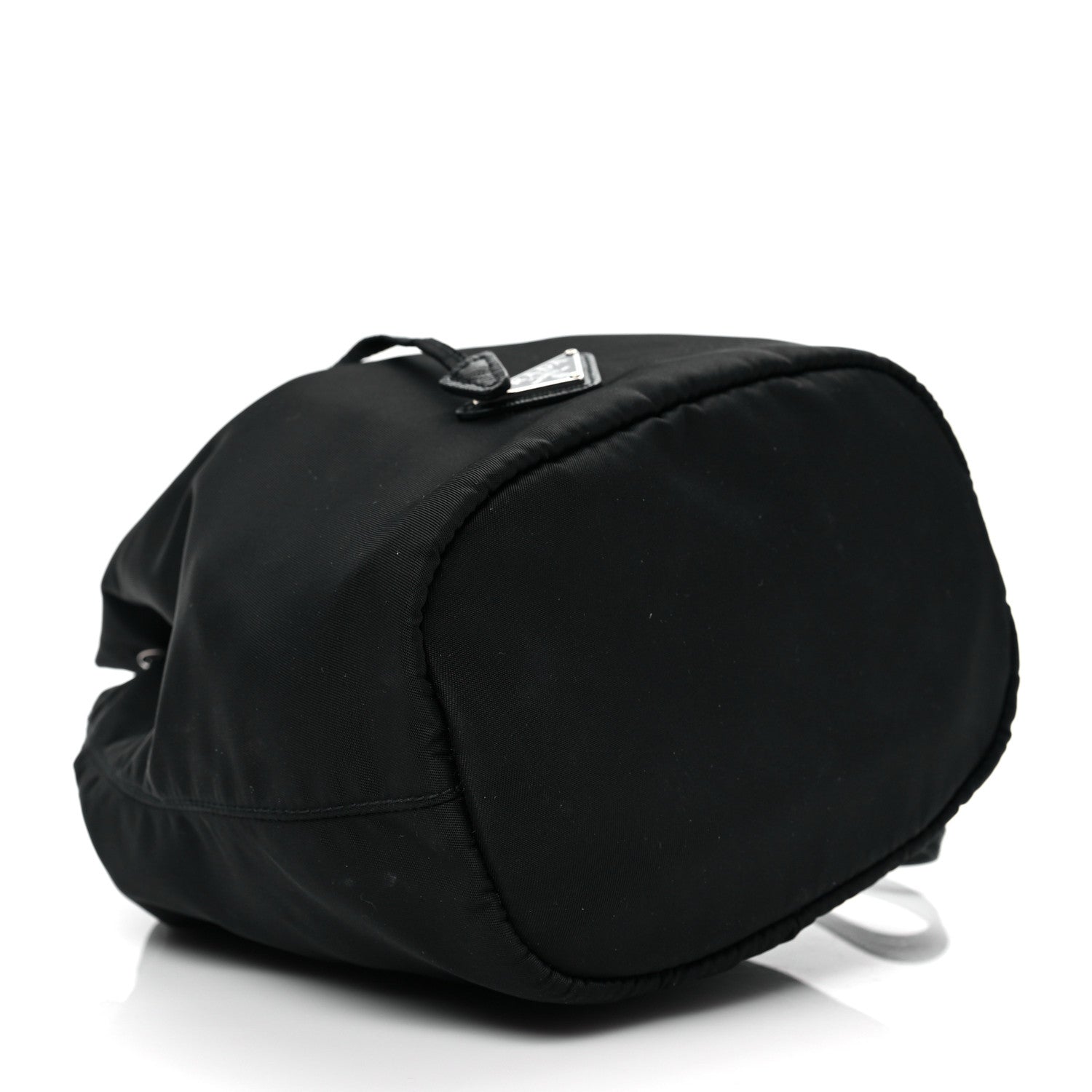 Prada Saffiano Tessuto Nylon Vela Bucket Wristlet Black 4 of 7