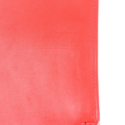 Burberry Patent 1983 Knight Check Link Shoulder Bag Bright Red 7 of 9