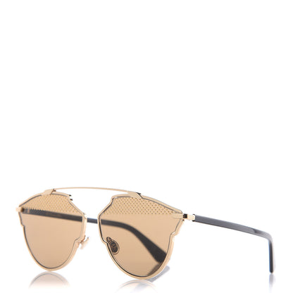 Christian Dior Studded So Real Sunglasses Gold 1 of 9