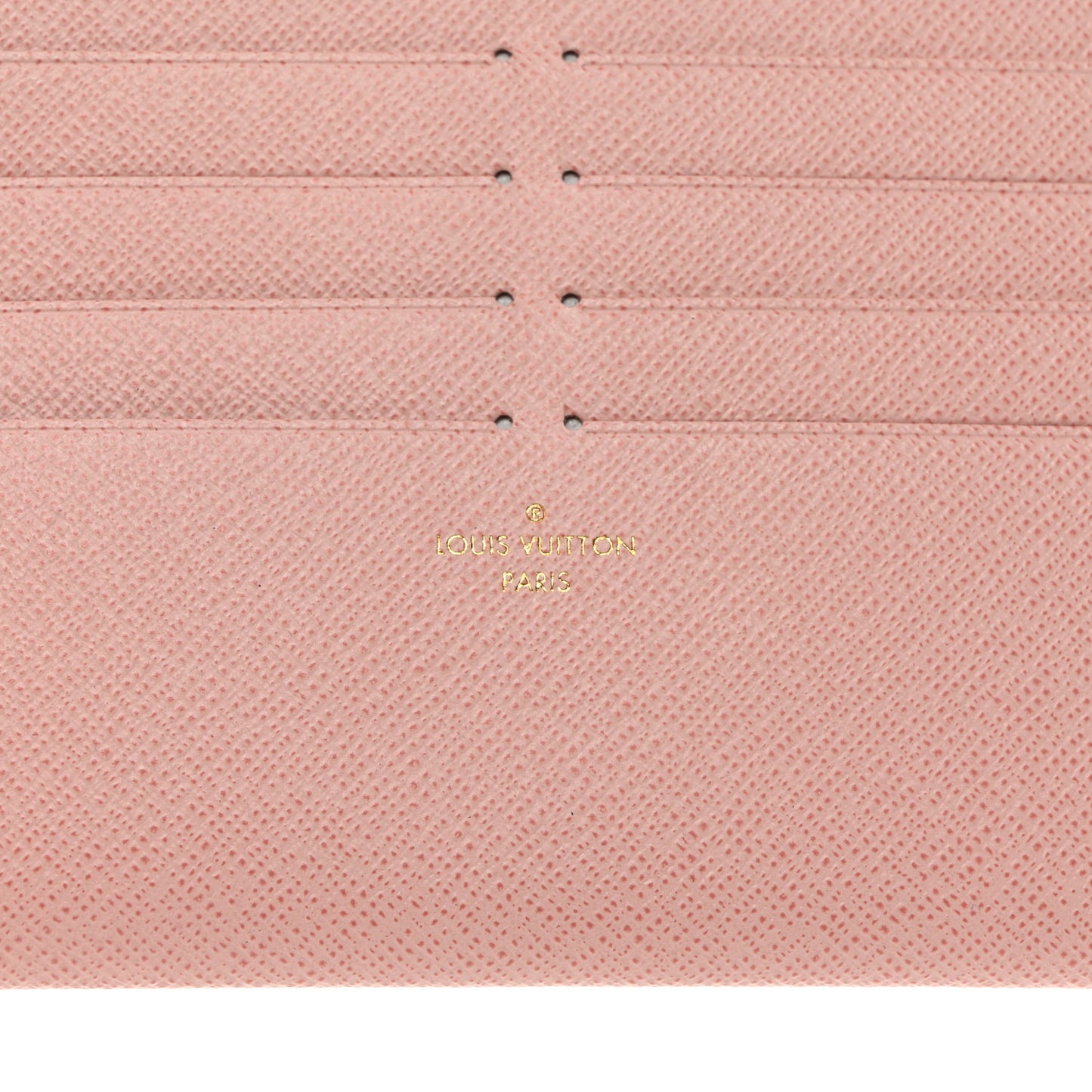 Calfskin Felicie Card Holder Insert Rose Ballerine