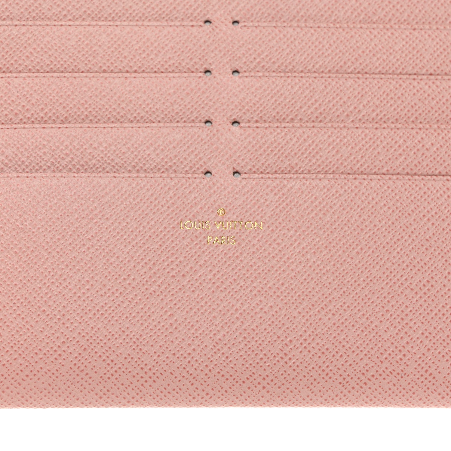 Louis Vuitton Calfskin Felicie Card Holder Insert Rose Ballerine 6 of 6