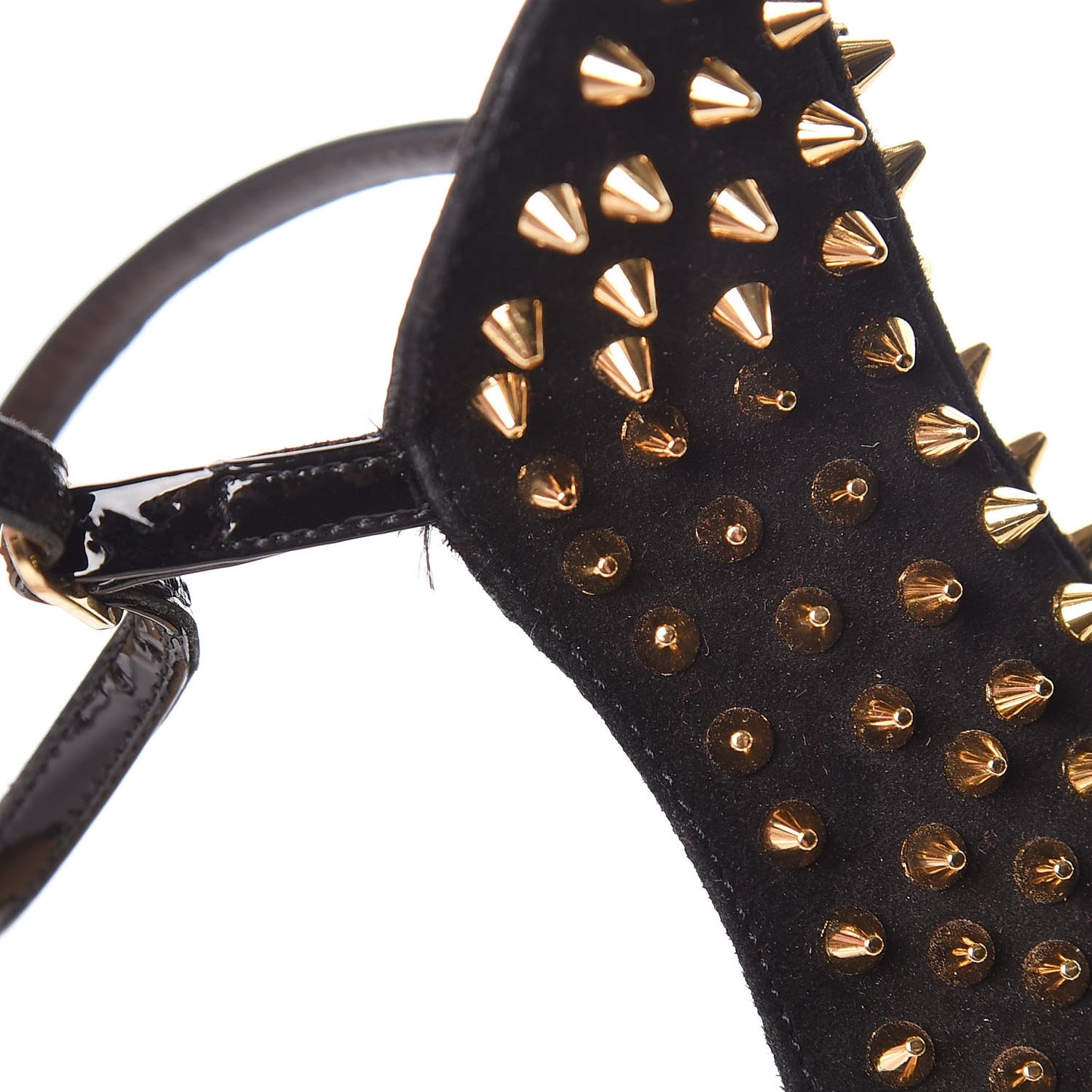 Patent Malachite Tropanita 100 39.5 Spiked Sandals Vert