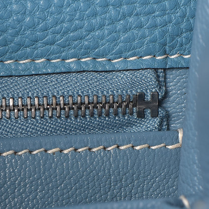 Hermes Togo Kelly Retourne 32 Blue Jean 26 of 43