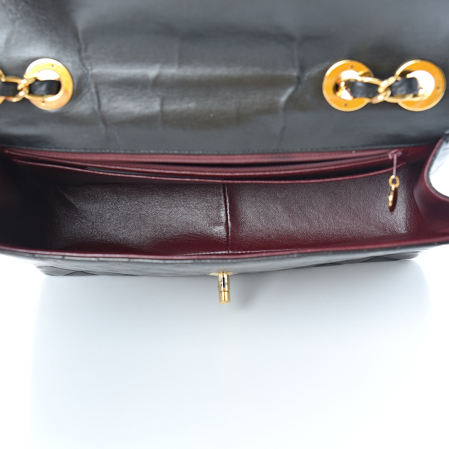Chanel Lambskin Quilted XL Jumbo Single Flap Black 5 of 17