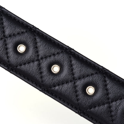 Chanel Calfskin Quilted CC Chain Belt 75 Black 4 of 4