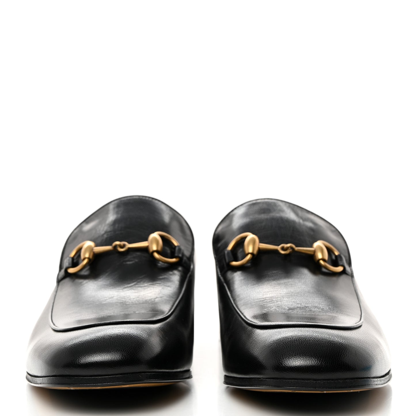 Goatskin Mens Horsebit Loafers 9.5 Black