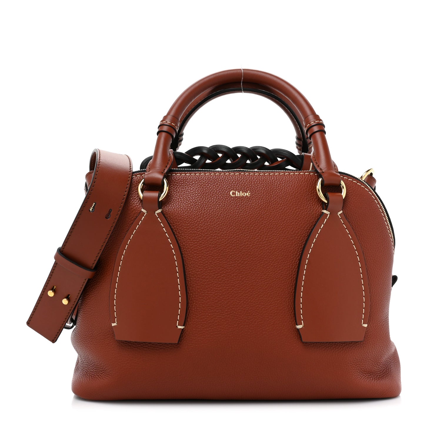 Calfskin Medium Daria Sepia Brown