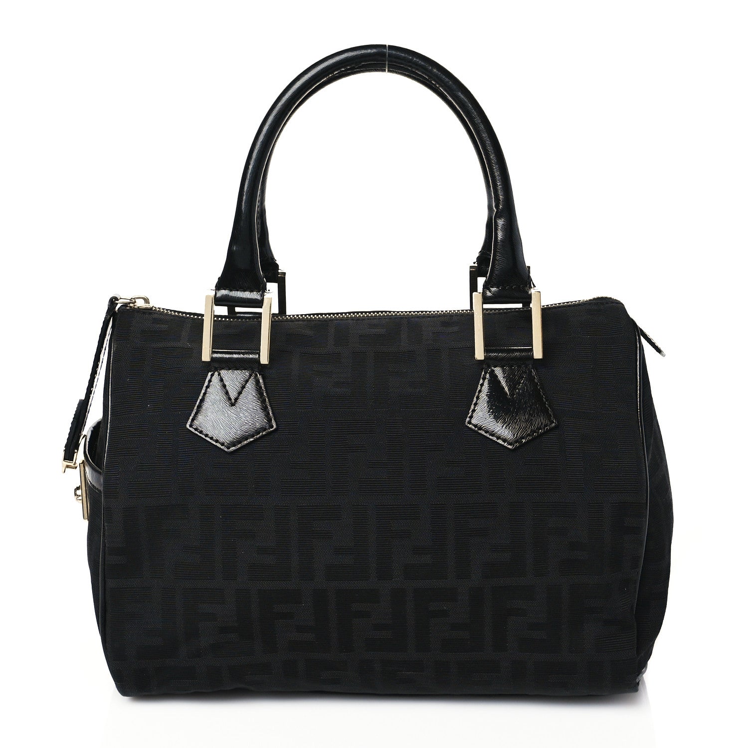 Fendi Zucca Medium Chef Boston Black 1 of 9