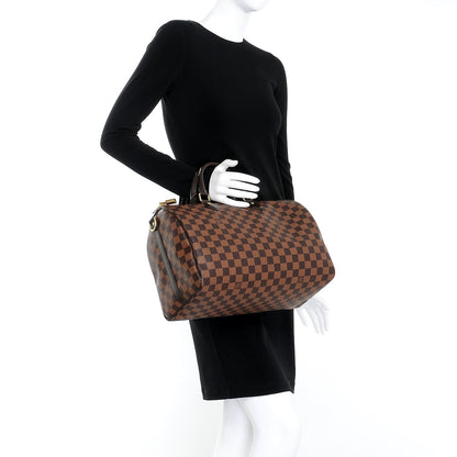 Louis Vuitton Damier Ebene Speedy Bandouliere 35 3 of 10