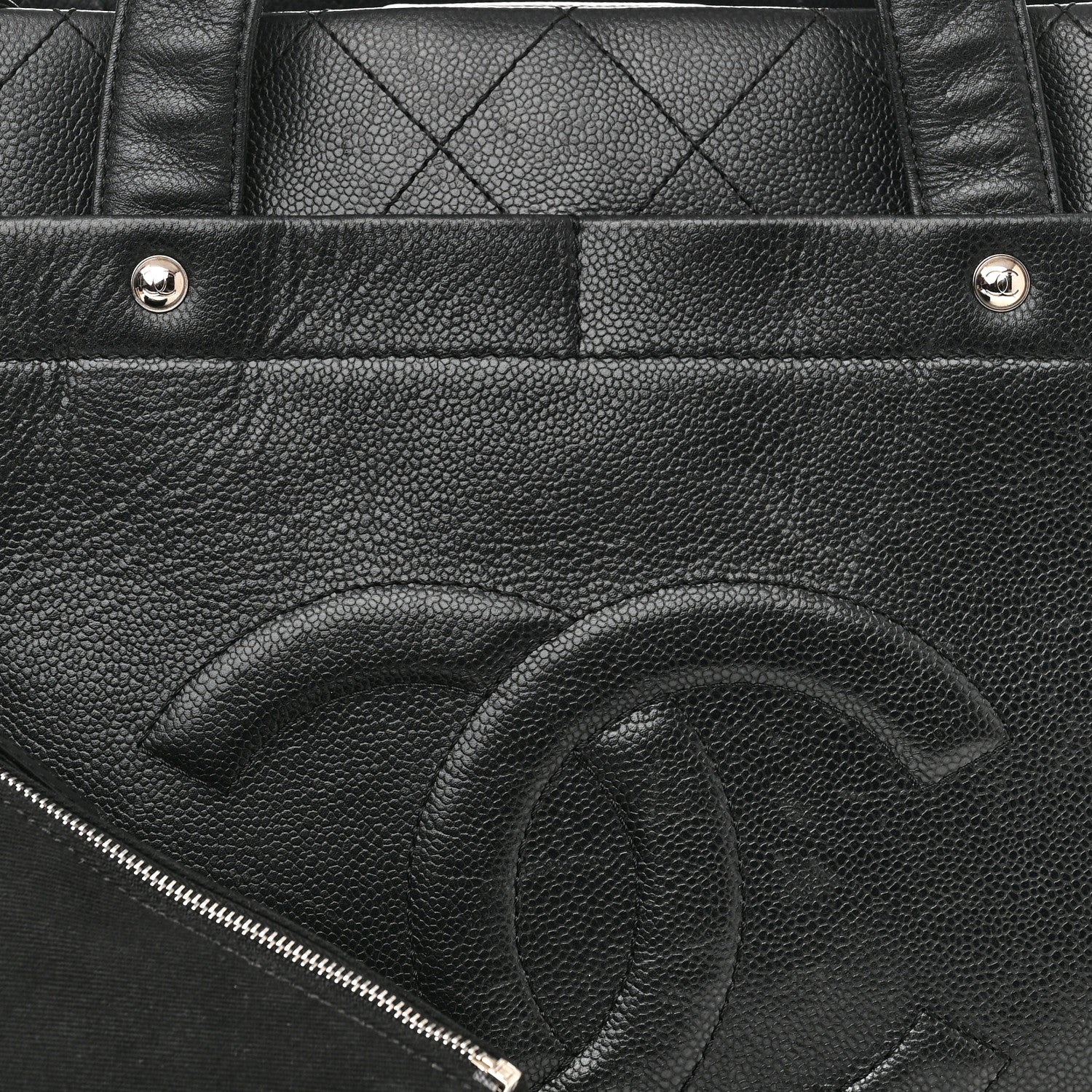 Chanel Caviar Executive Cerf Shopper Tote Black 9 of 11