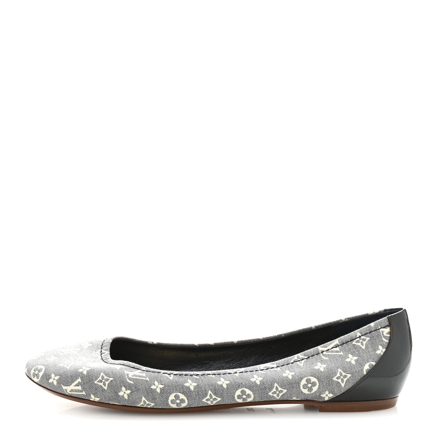 Louis Vuitton Canvas Patent Monogram Ballerina Flats 39.5 Grey 1 of 10