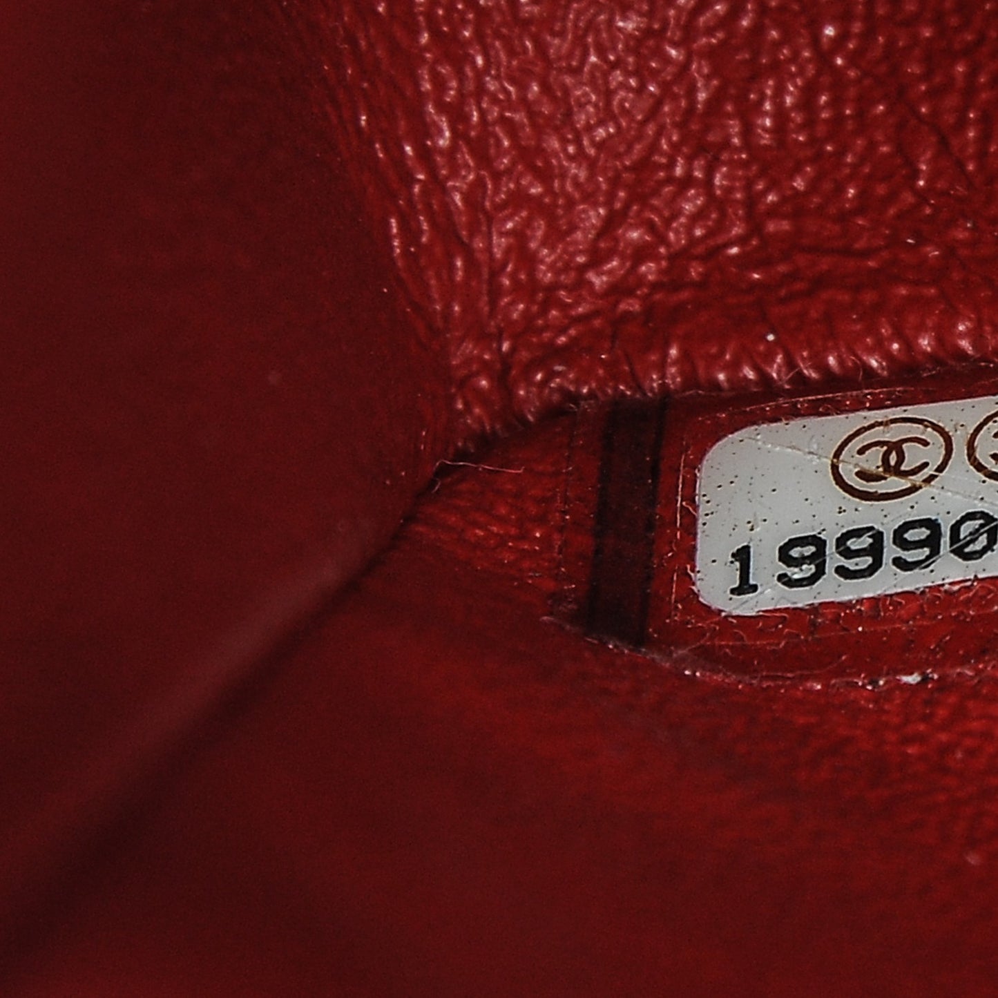 Lambskin Quilted Jumbo Double Flap Red