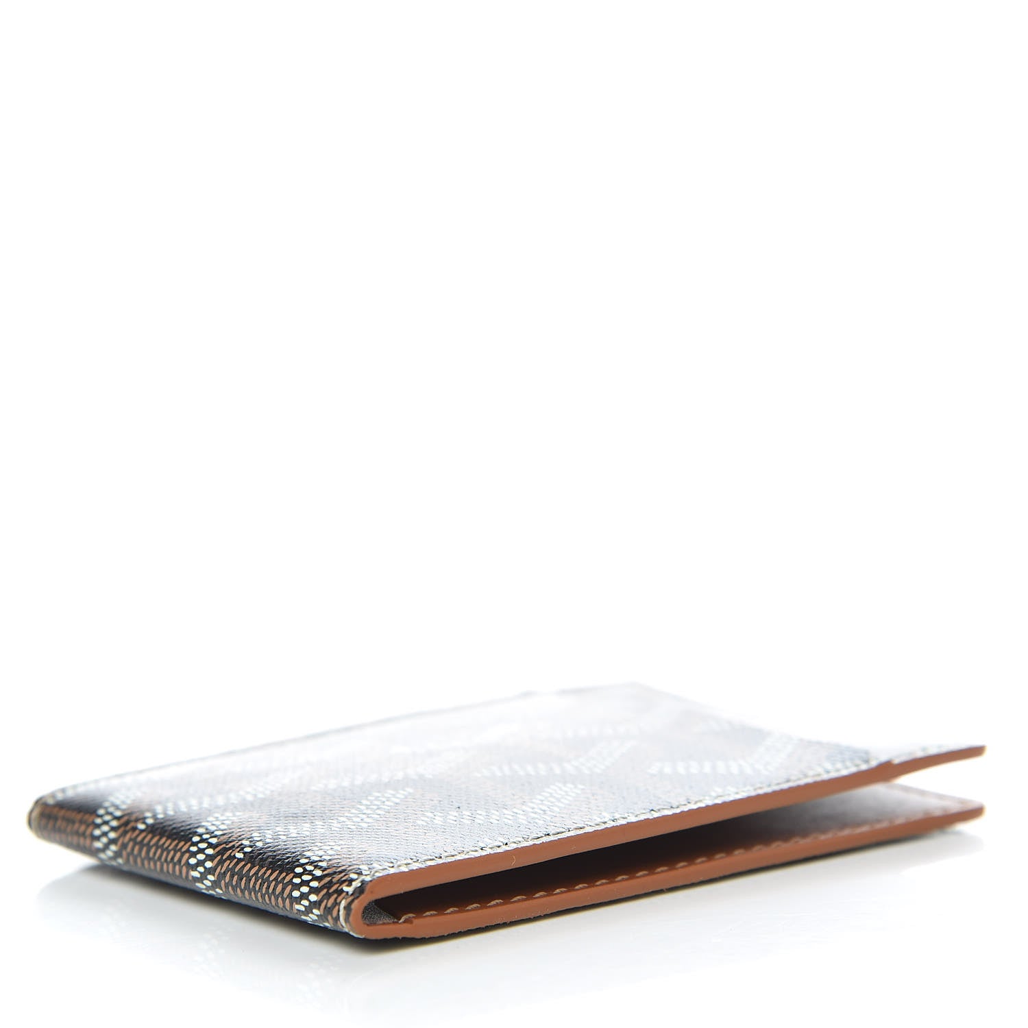 Goyard Goyardine Victoire Card Holder Insert Black Gold 4 of 8