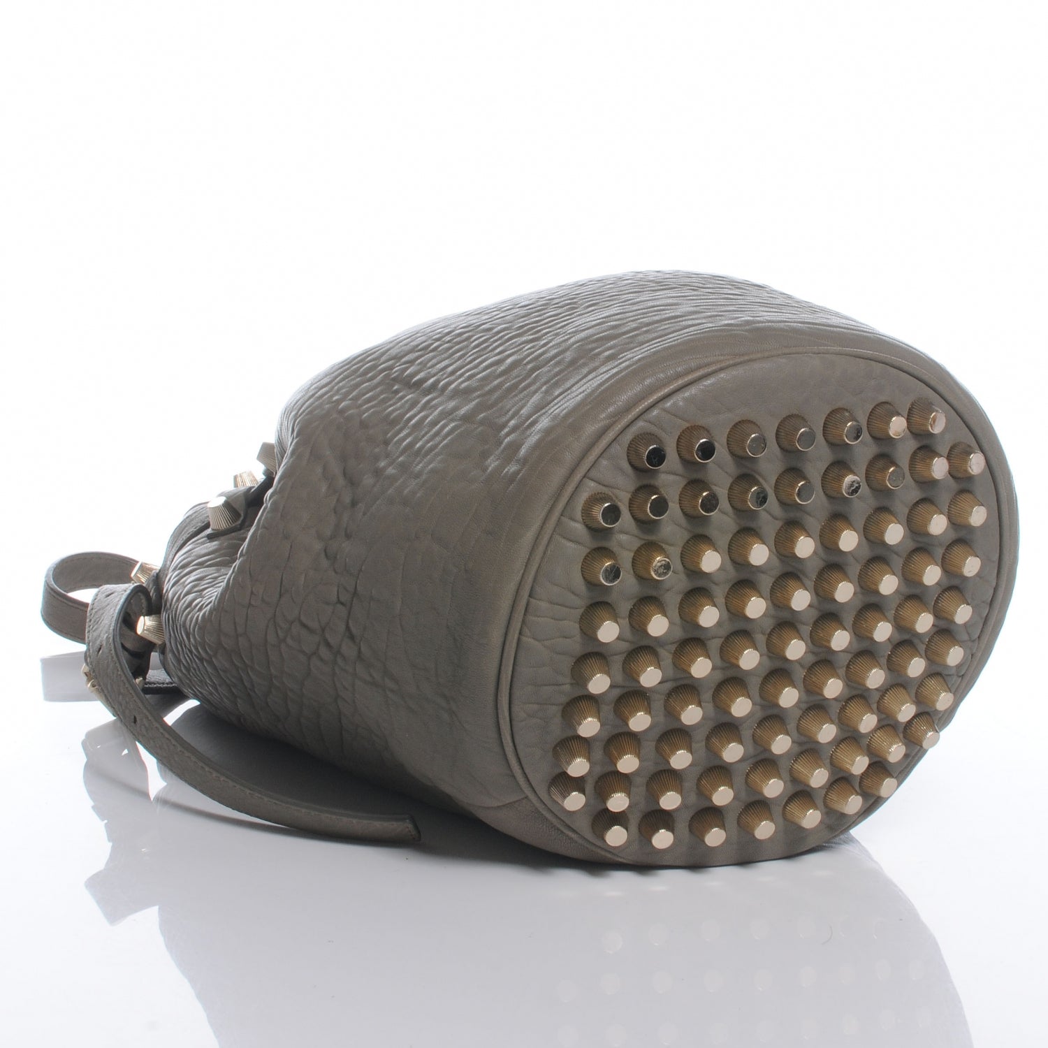 Alexander Wang Leather Diego Bucket Bag Granite 4 of 6