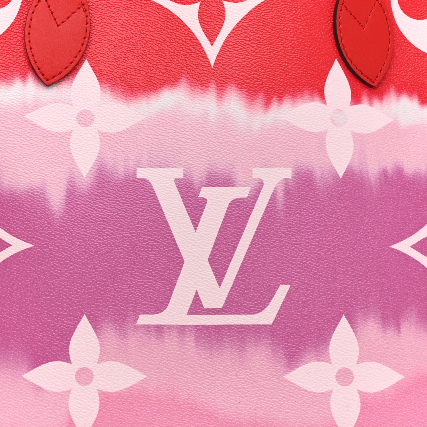 Louis Vuitton Monogram Escale Neverfull MM Rouge 9 of 11