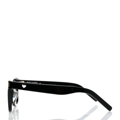 Saint Laurent Acetate Heart Perf SL51 Sunglasses Black 3 of 9