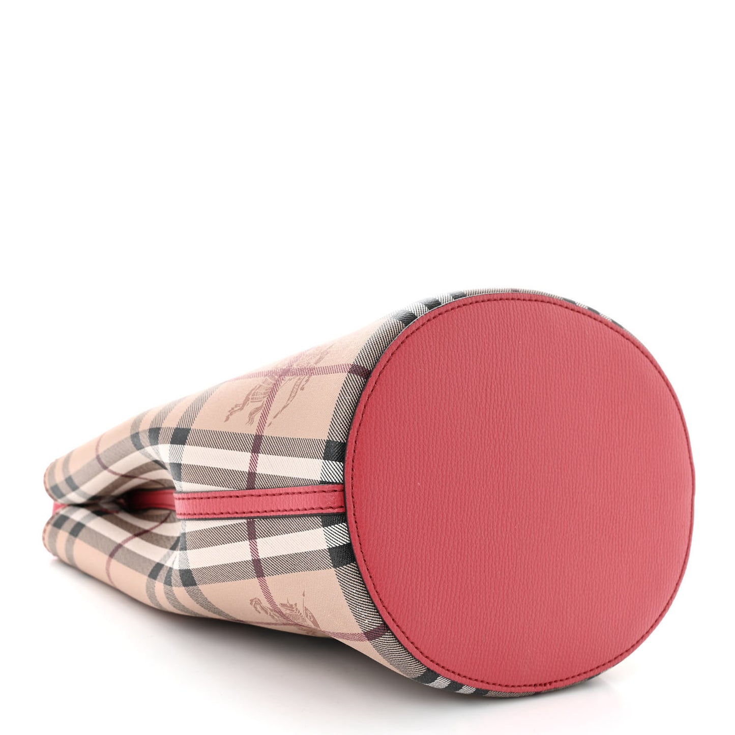 Haymarket Check Colours Small Lorne Bucket Crossbody Pink