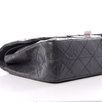 Chanel Aged Calfskin Quilted 50th Anniversary 2.55 Reissue 225 Flap Gris 5 of 9