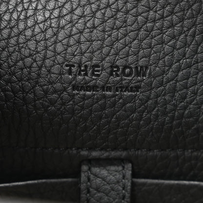 The Row Grained Calfskin Soft Margaux 10 Bag Black 6 of 9