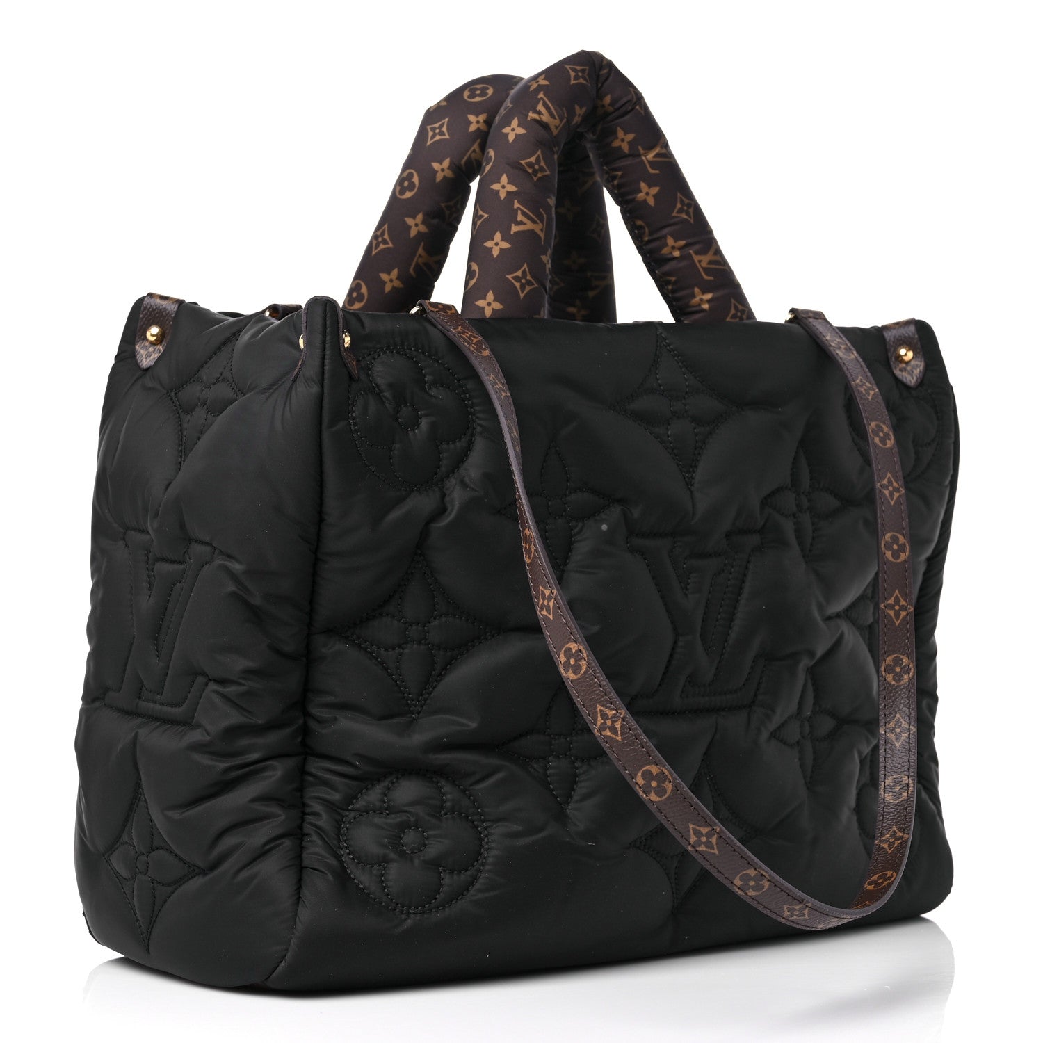 Louis Vuitton Econyl Monogram Pillow Giant Onthego MM Black 3 of 8