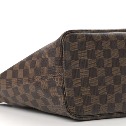 Louis Vuitton Damier Ebene Neo Neverfull MM Rose Ballerine 9 of 10