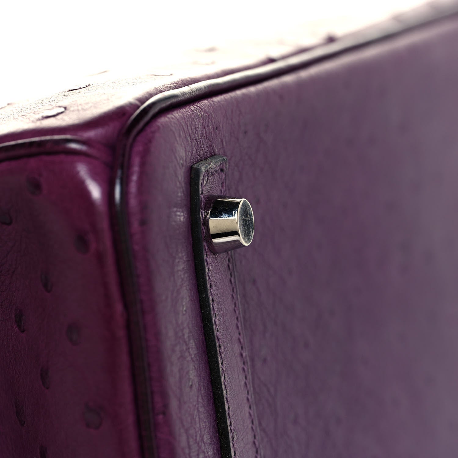 Hermes Ostrich Birkin 30 Violine 8 of 31